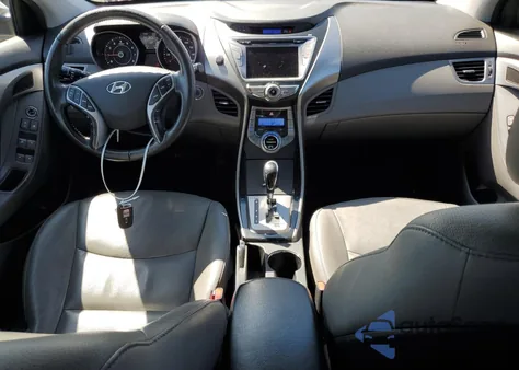 2013 Hyundai Elantra Gls from USA, damaged, VIN 5NPDH4AE7DH164429